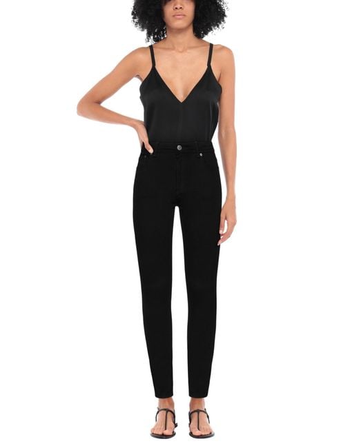 Acne Black Denim Trousers