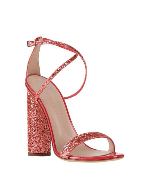Giuseppe Zanotti Pink Sandals Leather