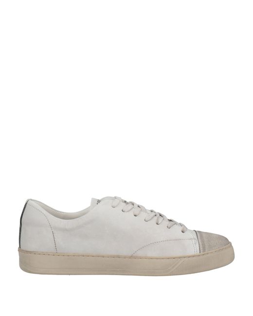 Grey Daniele Alessandrini White Sneakers for men