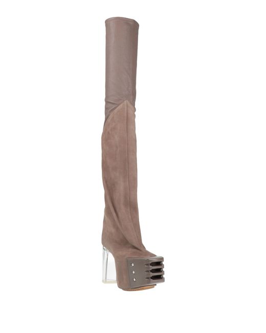 Rick Owens White Boot