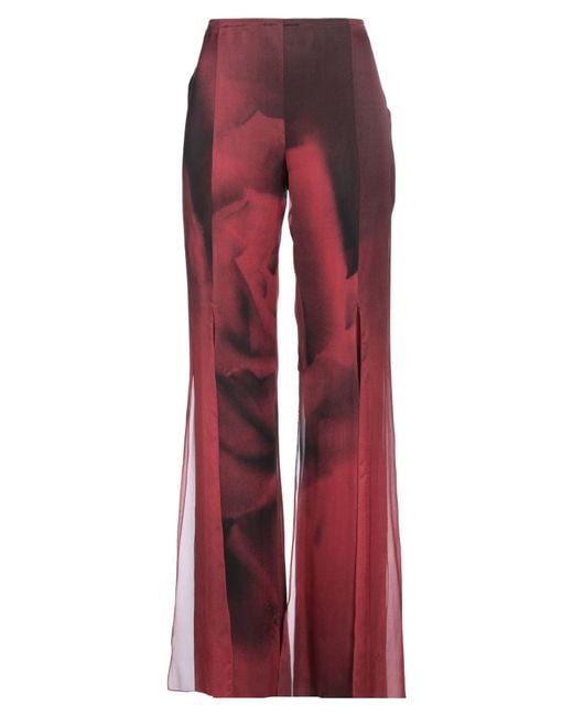 Alberta Ferretti Red Pants