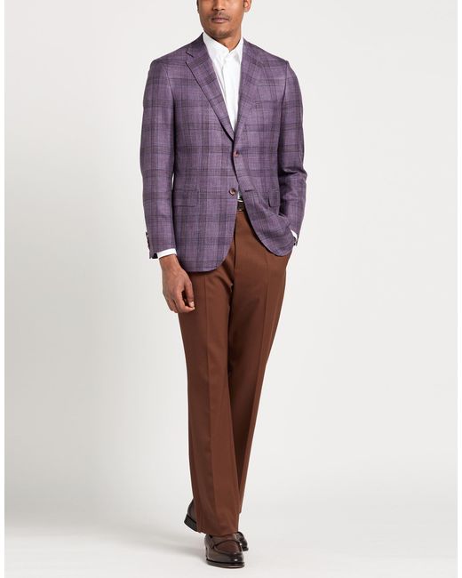 Brioni Purple Blazer for men