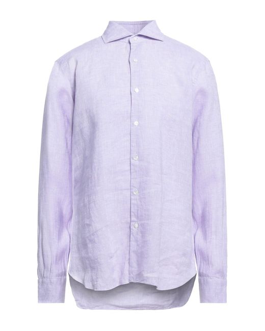 Barba Napoli Purple Shirt for men