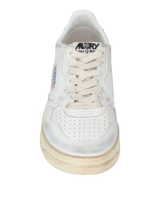 Autry White Trainers