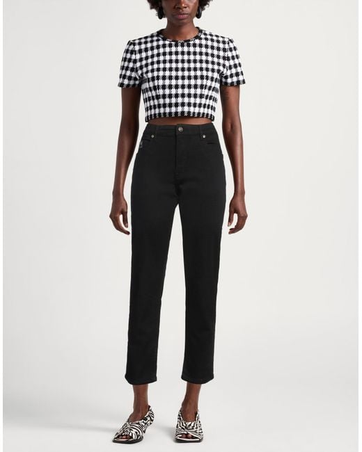 Versace Jeans Couture Black Jeans Cotton, Elastane
