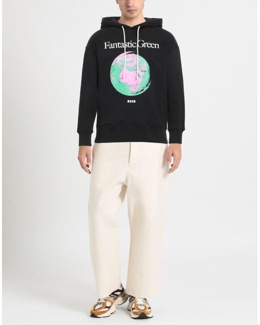 MSGM Black Sweatshirt for men