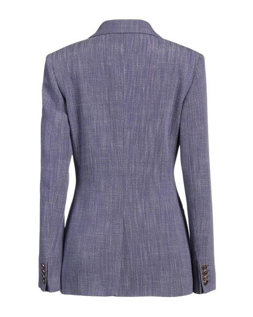Etro Blue Blazer Viscose, Polyester
