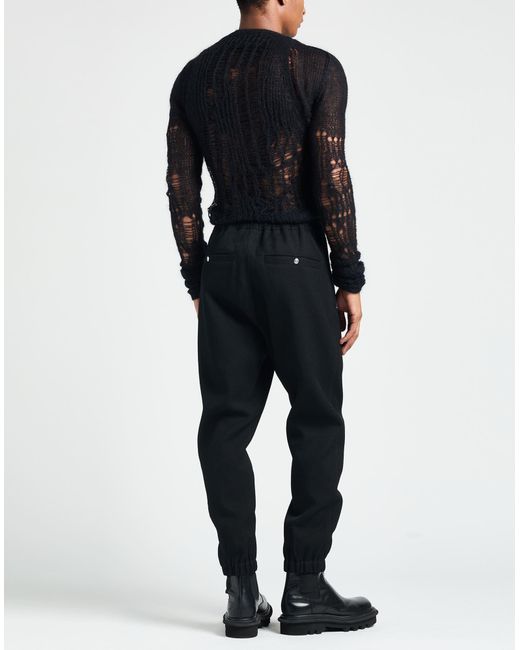 Rick Owens Black Pants Wool for men