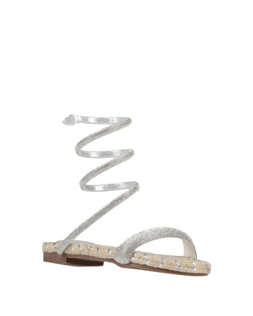Twenty Four Haitch White Espadrilles