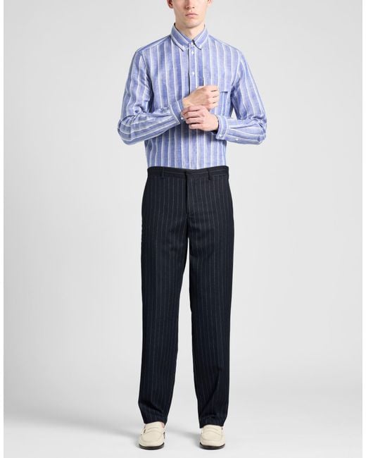 Ballantyne Blue Pants Virgin Wool, Elastane for men