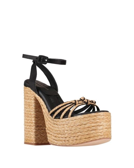 Paloma Barceló Metallic Espadrilles