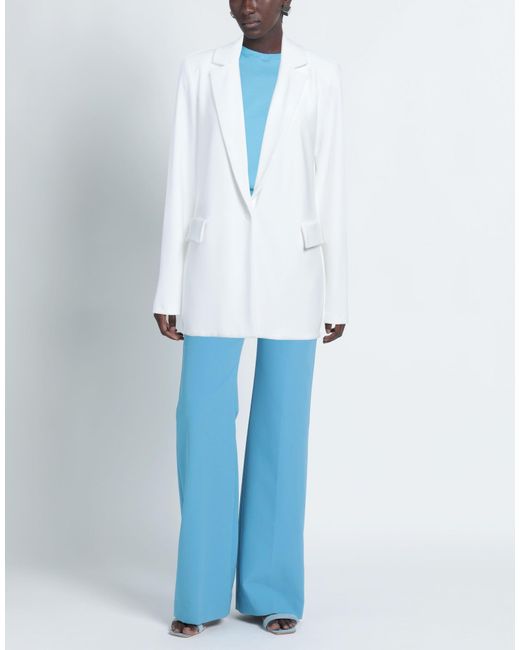 Joseph Ribkoff White Blazer Polyester, Elastane