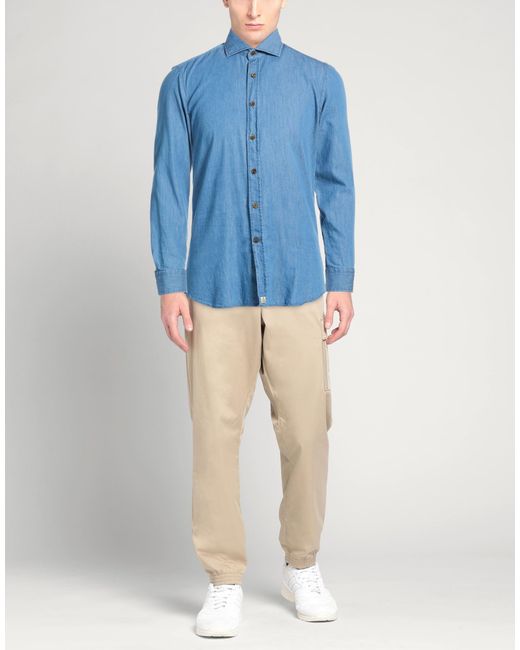 Sonrisa Blue Denim Shirts for men