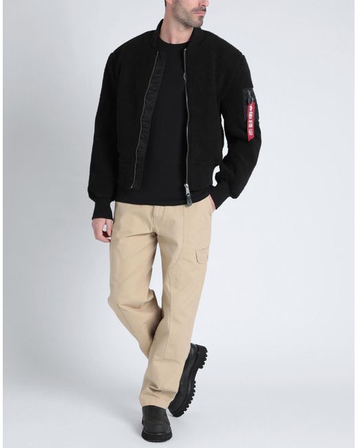 Alpha Industries Black Shearling & Teddy for men
