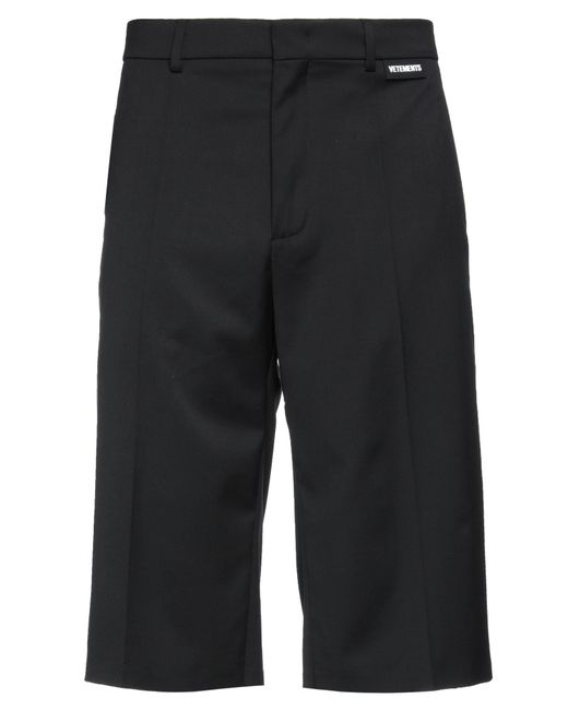 Vetements Blue Cropped Trousers for men