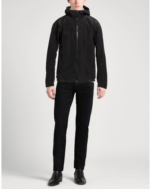 Herno Black Jacket Polyamide, Polyurethane for men