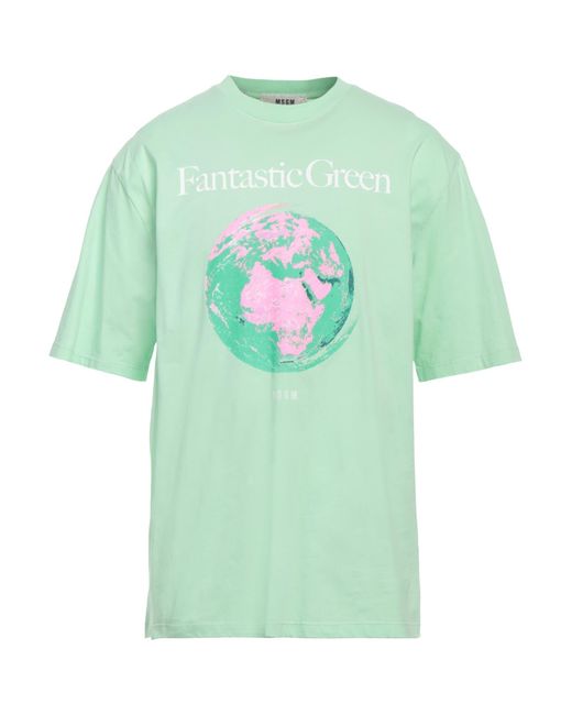 MSGM T-shirts in Green für Herren