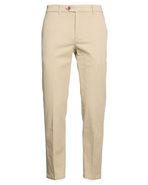 Tela Genova Natural Pants Cotton, Elastane for men