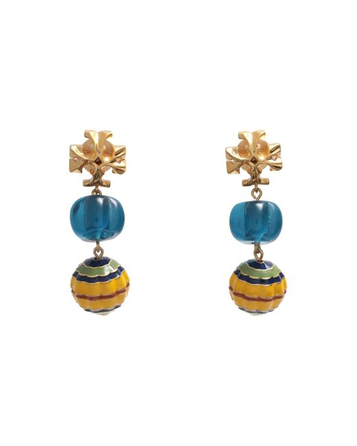 Tory Burch Earrings in Blue | Lyst