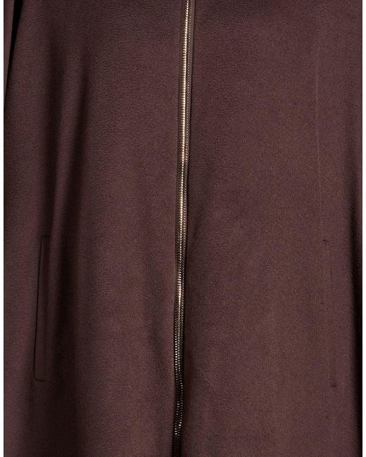 Herno Brown Chocolate Coat Virgin Wool