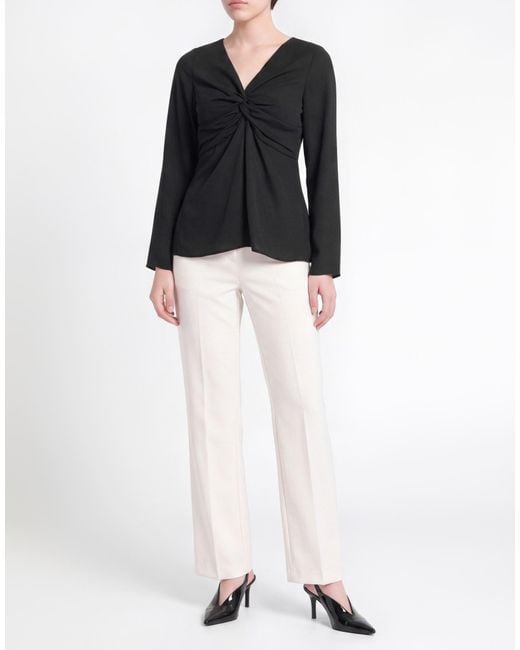 Carla G Black Top Polyester