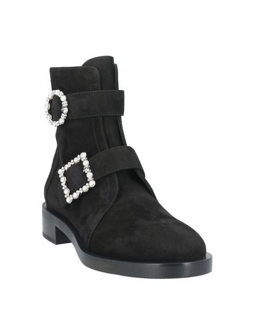 Stuart Weitzman Black Ankle Boots