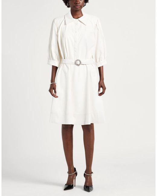 Twinset White Mini Dress