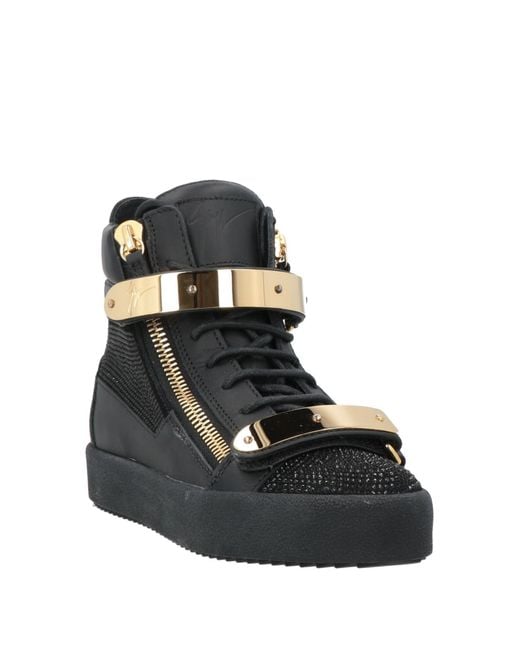 Giuseppe Zanotti Black Sneakers Leather