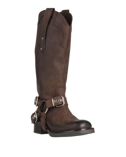 Ovyè Brown Boot Leather