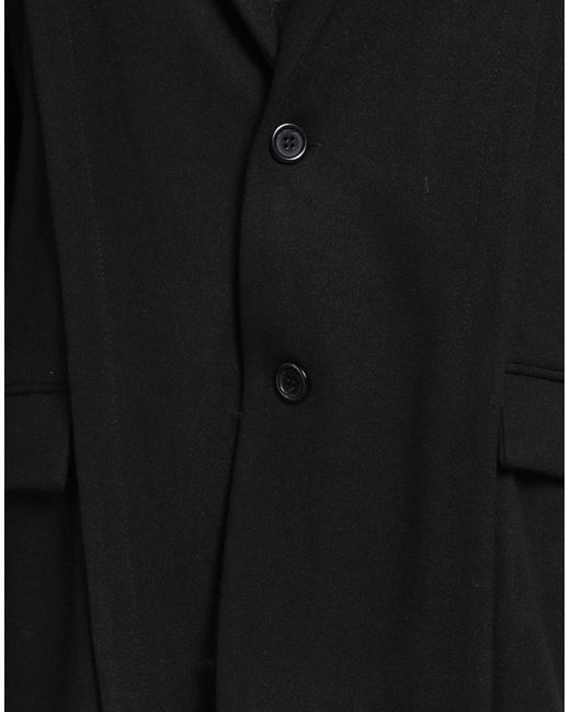 Soallure Black Blazer Polyester, Acrylic, Virgin Wool