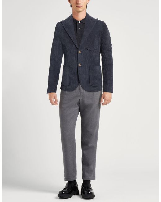 Daniele Alessandrini Blue Blazer for men