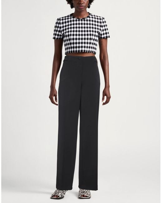 Blugirl Blumarine Black Pants Polyester, Elastane