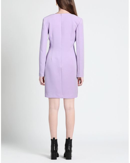 Chiara Ferragni Purple Mini-Kleid