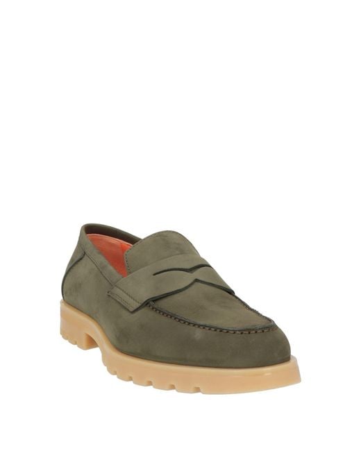 Santoni Green Loafer for men