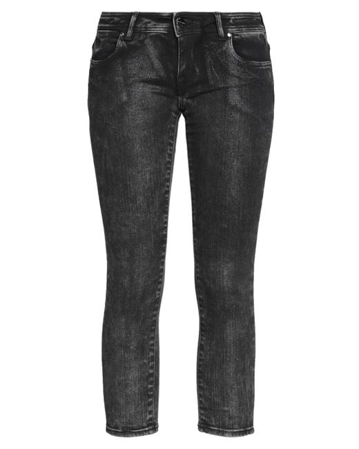Jacob Cohen Black Jeans Cotton, Elastomultiester, Elastane