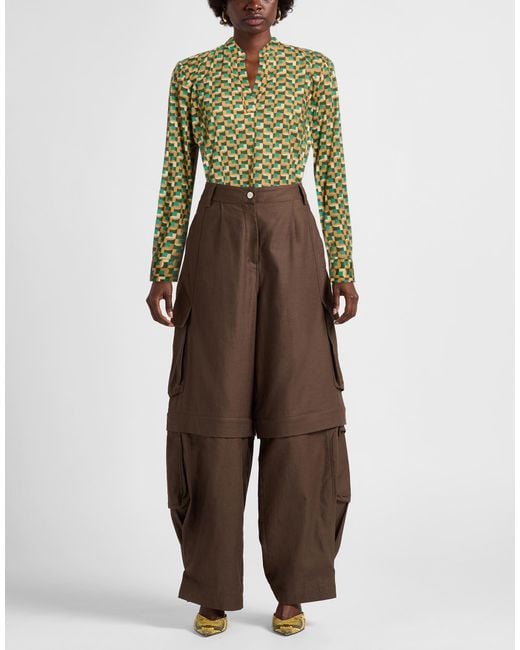 Caliban Green Top Cotton, Elastane