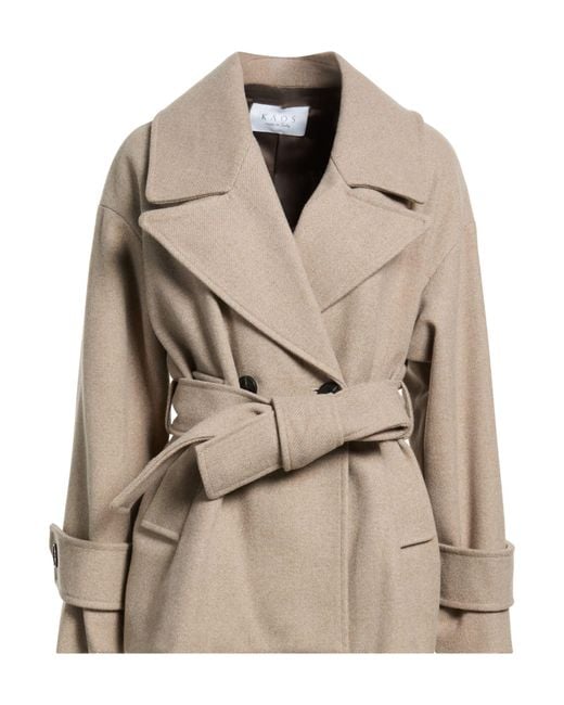 Kaos Natural Coat Polyester, Viscose, Polyamide