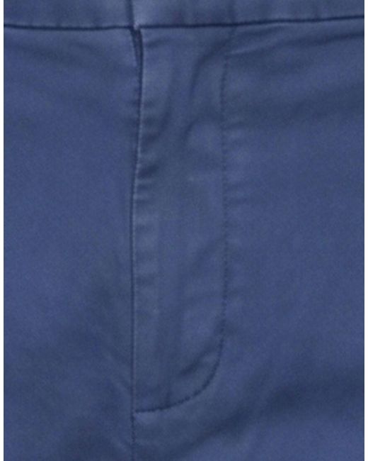 Dondup Blue Pants Cotton, Polyester, Elastane for men