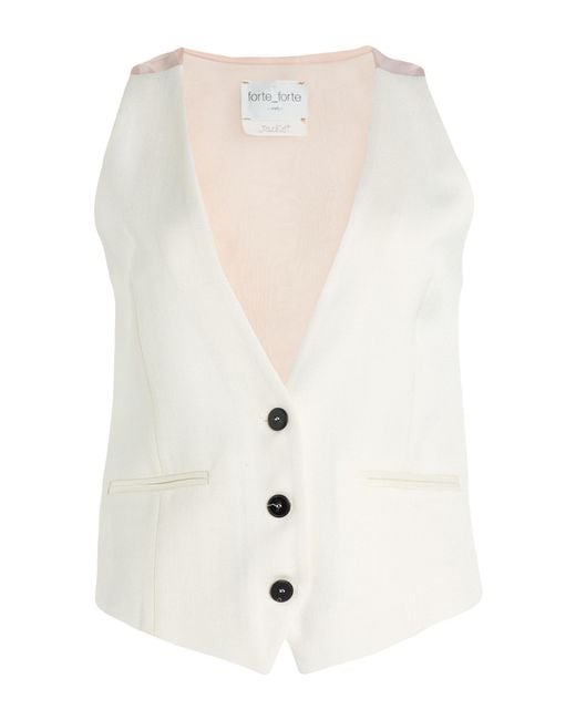 Forte_forte White Waistcoat