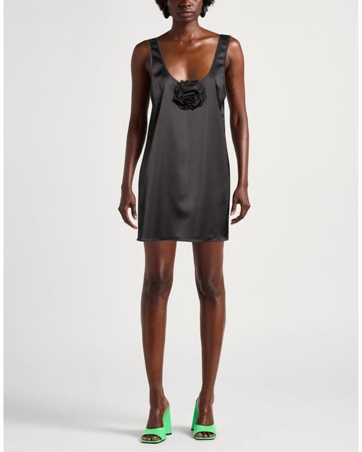 GIUSEPPE DI MORABITO Black Mini Dress Polyester, Elastane