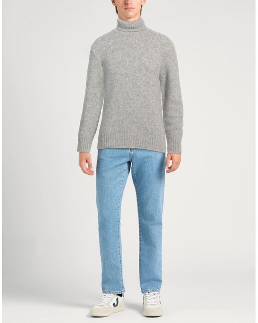 Doppiaa Gray Turtleneck for men