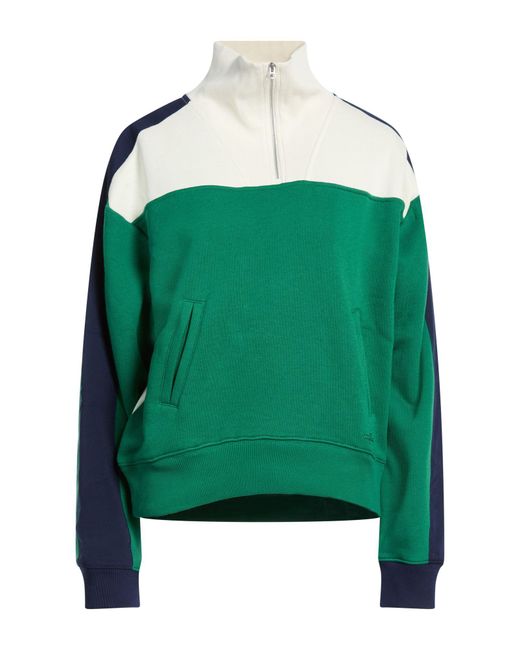 Rag & Bone Green Ivory Sweatshirt Cotton, Polyester