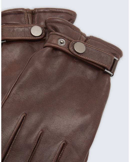 8 by YOOX Brown Gloves for men