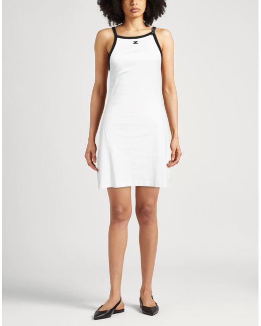 Courreges White Mini Dress