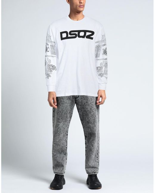 DSquared² White T-shirt for men