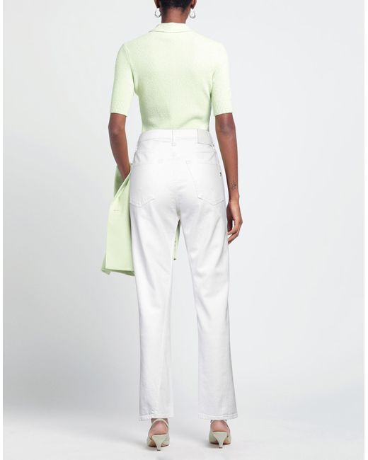 Pantalon en jean Dondup en coloris White