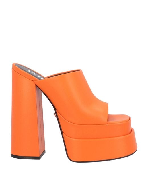 Versace Orange Sandals