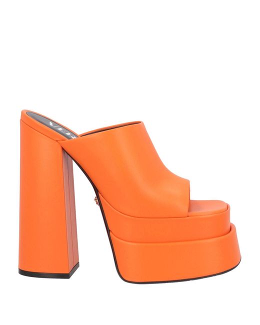 Sandalias Versace de color Orange