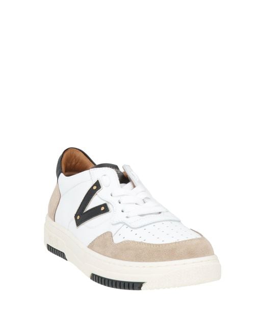 Via Roma 15 White Sneakers Leather