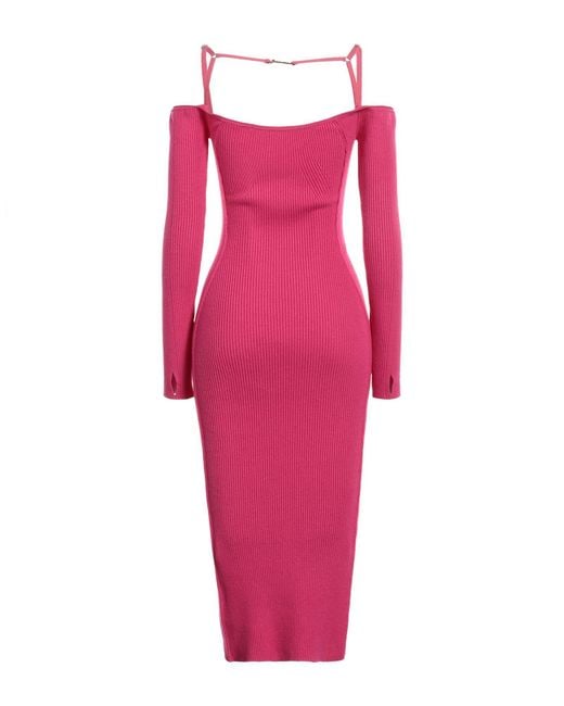 Jacquemus Pink Midi Dress